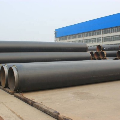 PU foam with HDPE casing prefabricated insulated chilled water steel pipe